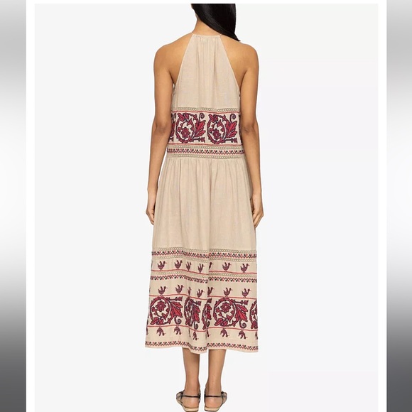 Sea New York Embroidery Halter Dress Small - Picture 4 of 16